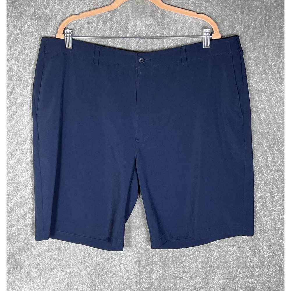 Ben Hogan Golf Chino Shorts Mens Size 42 Blue Polyester Stretch Pockets